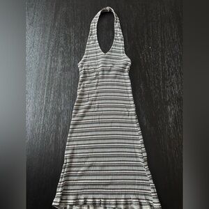 American Eagle Outfitter Multicolor Striped Halter Dress (Like NEW)